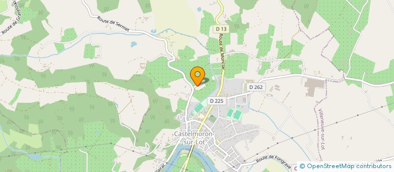 localisation de l'entreprise MONSIEUR PIERRE CALDEROLA  CASTELMORON SUR LOT