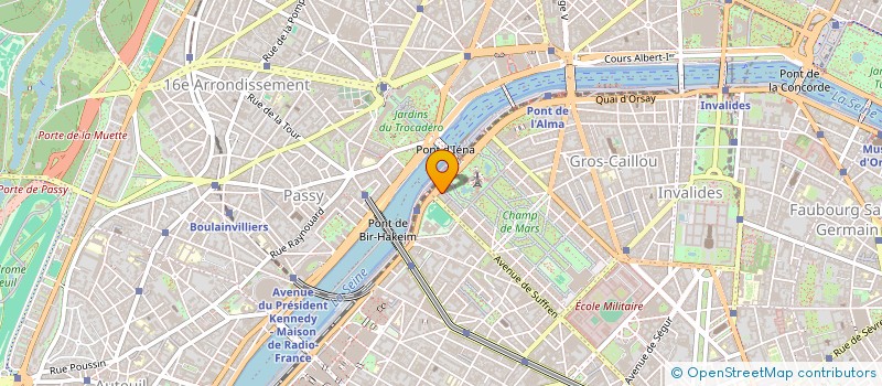 localisation de l'entreprise MONSIEUR PIERRE CALIPPE  PARIS 07