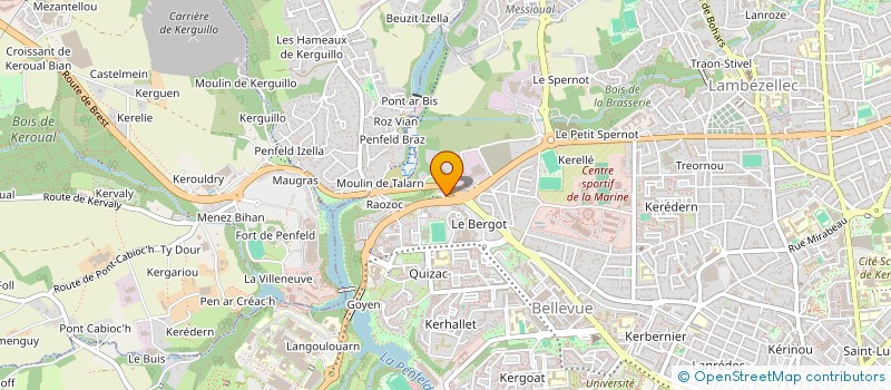 localisation de l'entreprise MONSIEUR PIERRE CALLEC à BREST