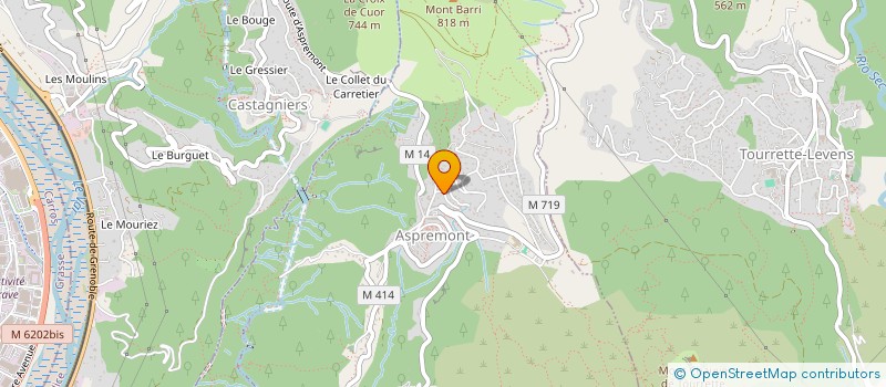localisation de l'entreprise MONSIEUR PIERRE CALLIYANNIS à ASPREMONT