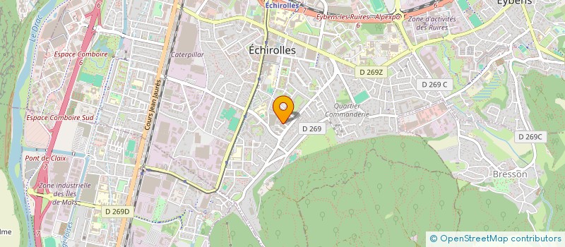 localisation de l'entreprise MONSIEUR PIERRE CALUORI  ECHIROLLES