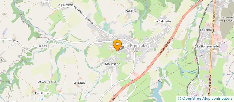 localisation de l'entreprise MONSIEUR PIERRE CALVIAC à LUC-LA-PRIMAUBE