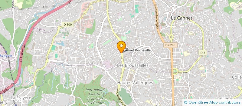 localisation de l'entreprise MONSIEUR PIERRE CALVO à LE CANNET