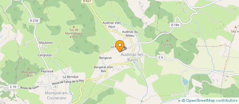 localisation de l'entreprise MONSIEUR PIERRE CAMBUS à MONTJOIE-EN-COUSERANS