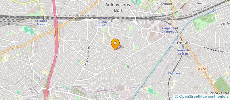 localisation de l'entreprise MONSIEUR PIERRE CAMILLE BOUTIN à AULNAY-SOUS-BOIS
