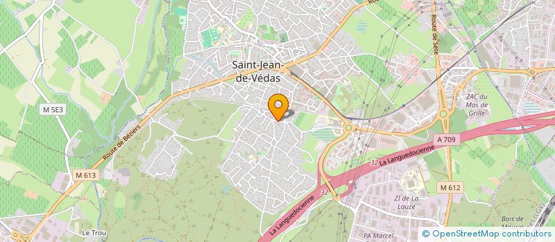 localisation de l'entreprise MONSIEUR PIERRE CAMINADE  SAINT-JEAN-DE-VEDAS