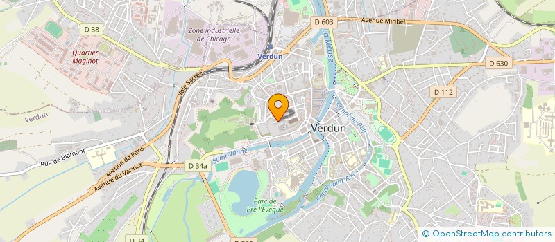 localisation de l'entreprise MONSIEUR PIERRE CAMONIN à VERDUN