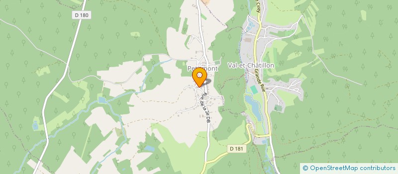 localisation de l'entreprise MONSIEUR PIERRE CAMPESATO  PETITMONT