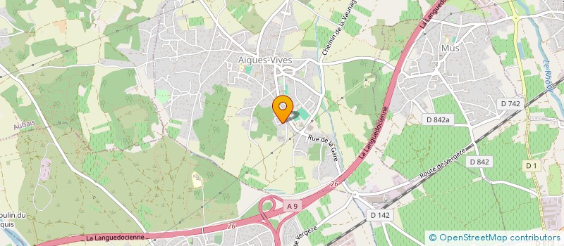 localisation de l'entreprise MONSIEUR PIERRE CAMPOS  AIGUES-VIVES