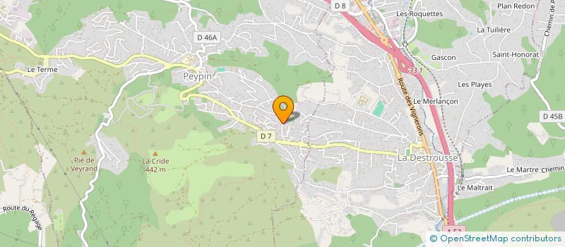 localisation de l'entreprise MONSIEUR PIERRE CAMUS  PEYPIN