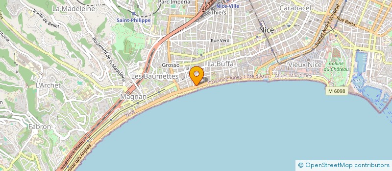 localisation de l'entreprise MONSIEUR PIERRE CAMY à NICE