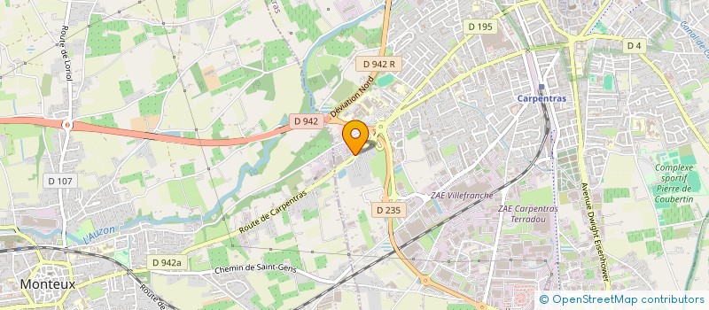 localisation de l'entreprise MONSIEUR PIERRE CANAVAGGIO à CARPENTRAS