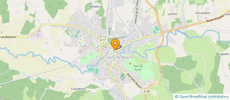 localisation de l'entreprise MONSIEUR PIERRE CANDERATZ  BONNUT