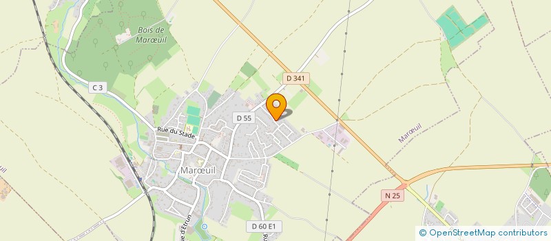 localisation de l'entreprise MONSIEUR PIERRE CANESSE  MARUIL