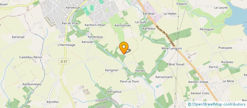 localisation de l'entreprise MONSIEUR PIERRE CANEVET à PLONEOUR-LANVERN
