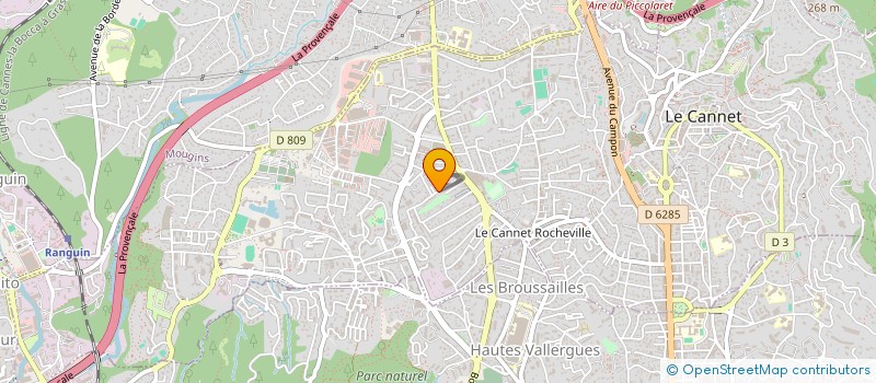 localisation de l'entreprise MONSIEUR PIERRE CANGI à LE CANNET