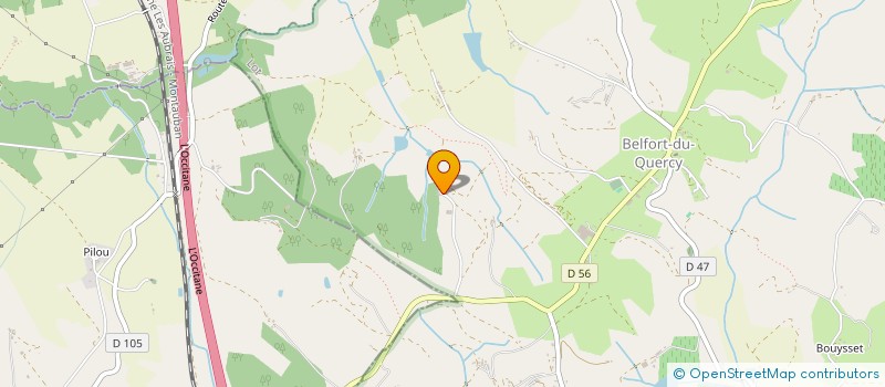 localisation de l'entreprise MONSIEUR PIERRE CANIHAC  BELFORT DU QUERCY