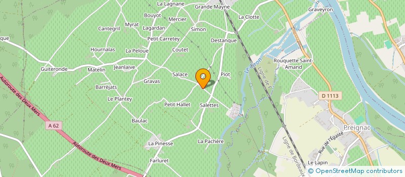 localisation de l'entreprise MONSIEUR PIERRE CANTE  SAINT-MICHEL-DE-RIEUFRET