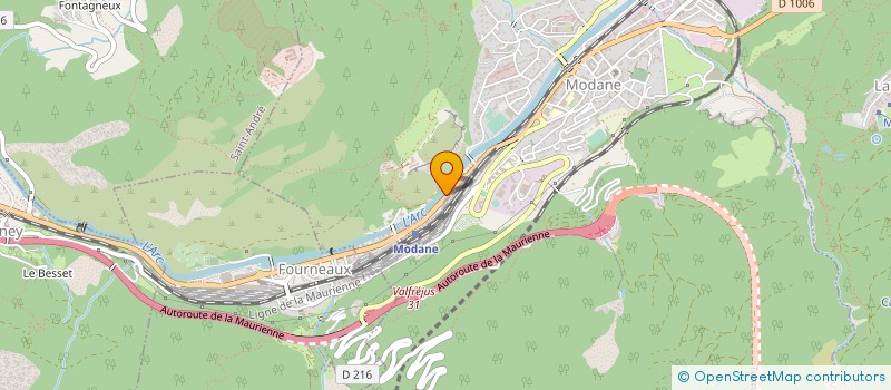 localisation de l'entreprise MONSIEUR PIERRE CANTE  MODANE