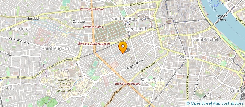 localisation de l'entreprise MONSIEUR PIERRE CAPDEPON à BORDEAUX