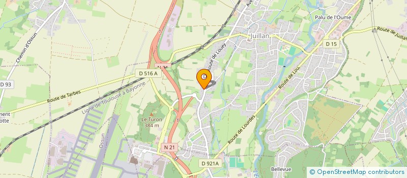 localisation de l'entreprise MONSIEUR PIERRE CAPDEVIELLE  JUILLAN