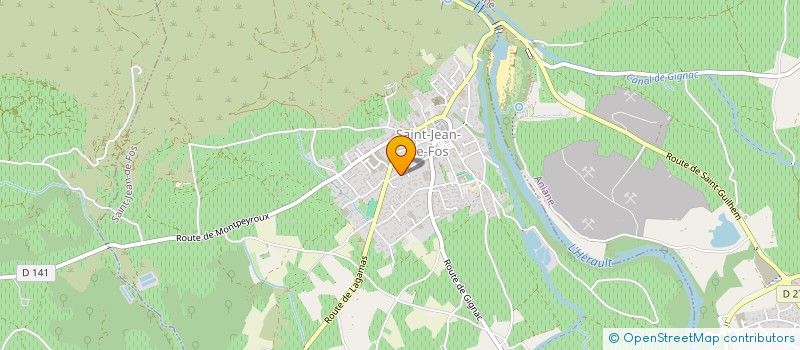 localisation de l'entreprise MONSIEUR PIERRE CAPELLI  SAINT-JEAN-DE-FOS