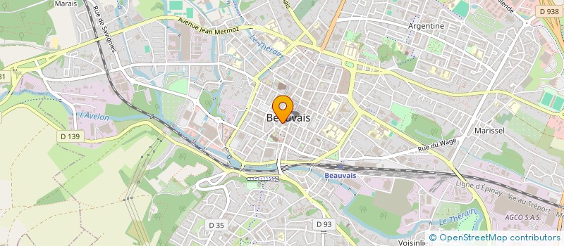 localisation de l'entreprise MONSIEUR PIERRE CAPELLO  BEAUVAIS