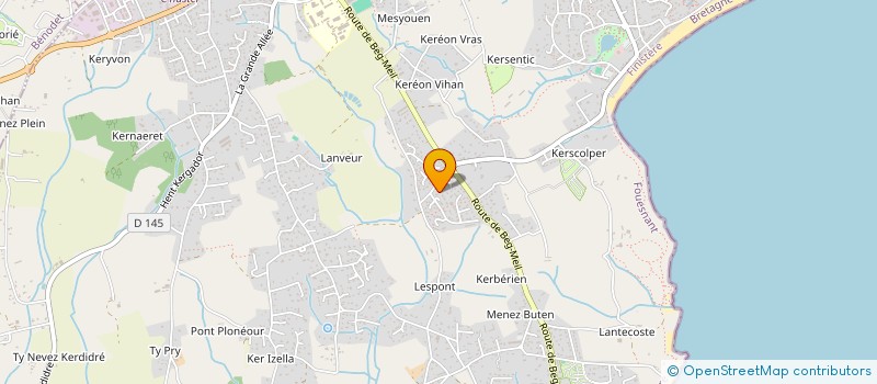 localisation de l'entreprise MONSIEUR PIERRE CAPITAINE à FOUESNANT