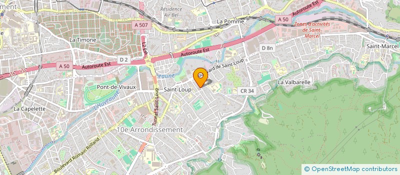 localisation de l'entreprise MONSIEUR PIERRE CAPONY  LAMBESC