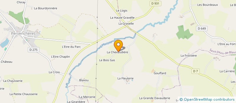 localisation de l'entreprise MONSIEUR PIERRE CAPRON à SAINT-QUENTIN-DE-BLAVOU