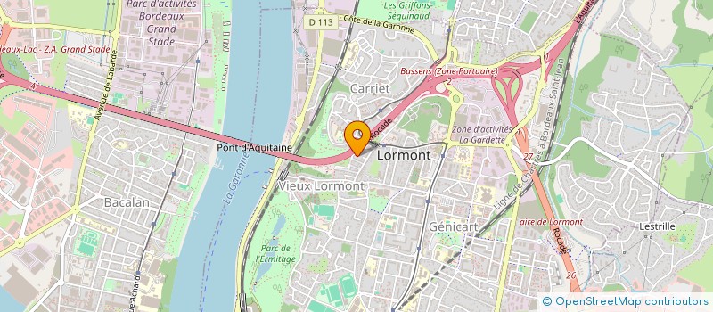 localisation de l'entreprise MONSIEUR PIERRE CARA à LORMONT