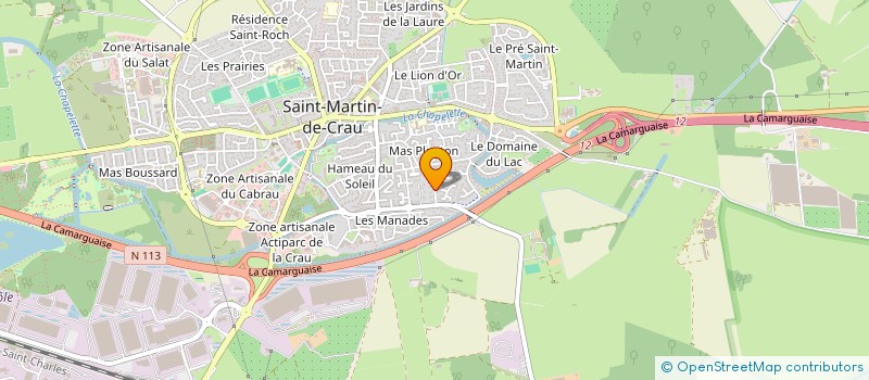 localisation de l'entreprise MONSIEUR PIERRE CARDI  SAINT-MARTIN-DE-CRAU