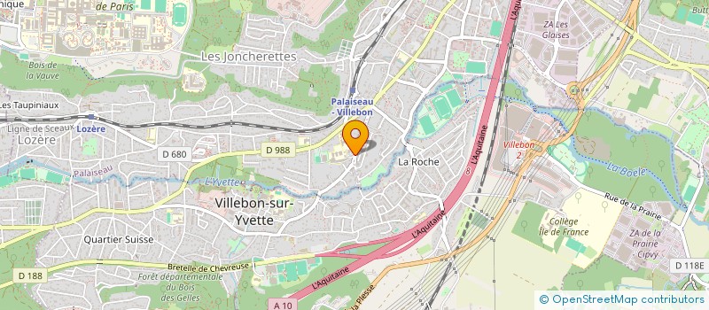 localisation de l'entreprise MONSIEUR PIERRE CARETTE  PALAISEAU