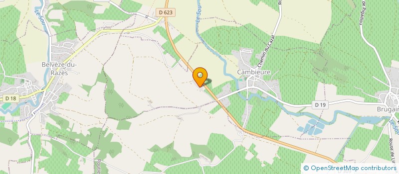 localisation de l'entreprise MONSIEUR PIERRE CARLIN  CAMBIEURE