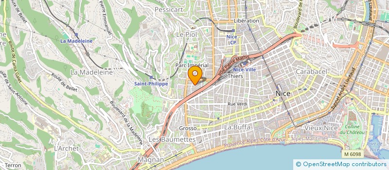 localisation de l'entreprise MONSIEUR PIERRE CARLIN à NICE
