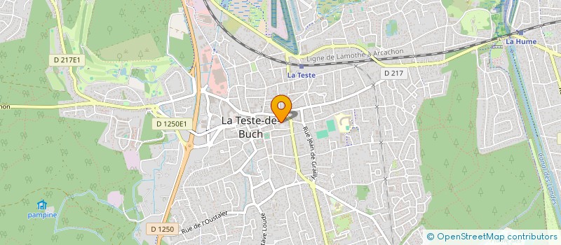 localisation de l'entreprise MONSIEUR PIERRE CARNEIRO  LA TESTE-DE-BUCH