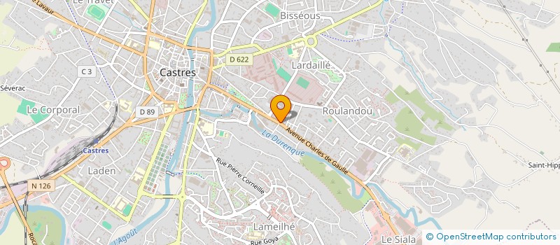 localisation de l'entreprise MONSIEUR PIERRE CARNUS  CASTRES