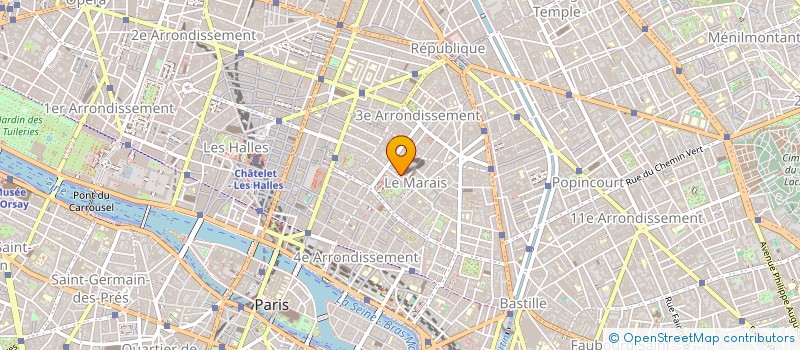localisation de l'entreprise MONSIEUR PIERRE CARON à PARIS