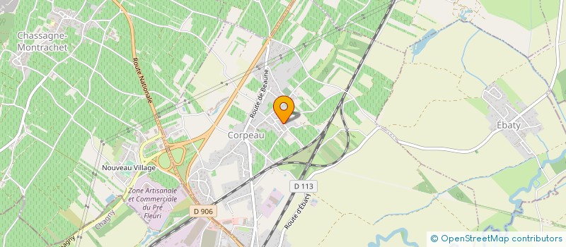 localisation de l'entreprise MONSIEUR PIERRE CARON  CORPEAU