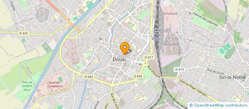 localisation de l'entreprise MONSIEUR PIERRE CAROUGE  DOUAI