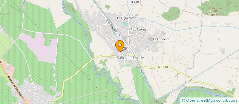 localisation de l'entreprise MONSIEUR PIERRE CARPENTIER à CUXAC D'AUDE