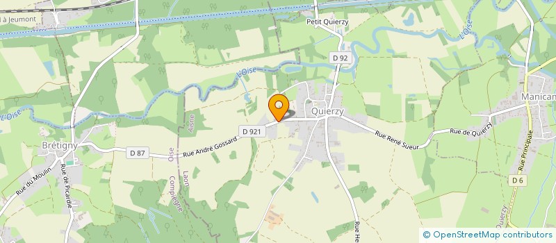 localisation de l'entreprise MONSIEUR PIERRE CARPENTIER  QUIERZY