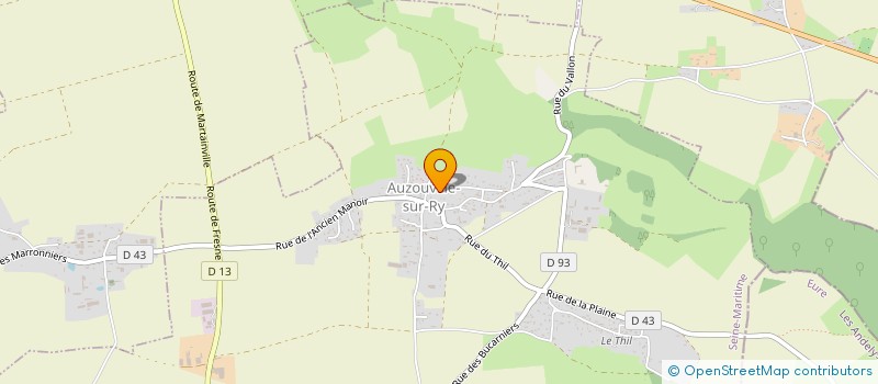 localisation de l'entreprise MONSIEUR PIERRE CARPENTIER  AUZOUVILLE-SUR-RY