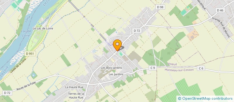 localisation de l'entreprise MONSIEUR PIERRE CARRATALA à VINEUIL
