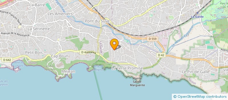 localisation de l'entreprise MONSIEUR PIERRE CARRIER-CLERAMBAULT  LA GARDE