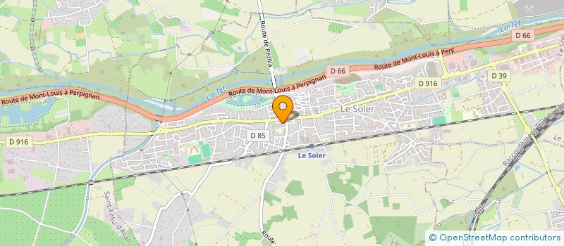 localisation de l'entreprise MONSIEUR PIERRE CARRUS  LE SOLER