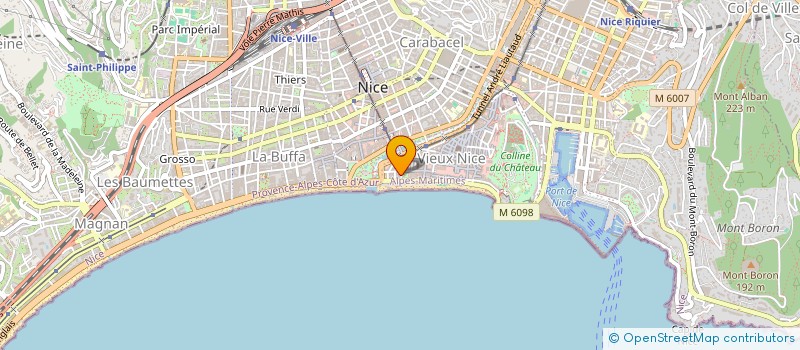 localisation de l'entreprise MONSIEUR PIERRE CASALI à NICE