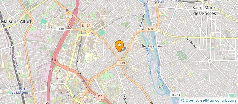 localisation de l'entreprise MONSIEUR PIERRE CASALIS à CRETEIL