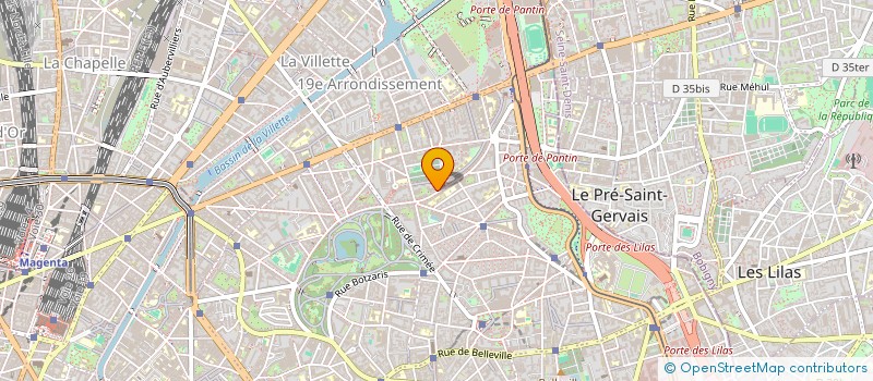 localisation de l'entreprise MONSIEUR PIERRE CASAMAYOU  PARIS