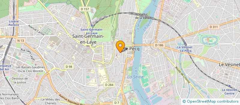 localisation de l'entreprise MONSIEUR PIERRE CASANOVA  LE PECQ